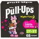 Pull Ups Girls Nighttime Potty Training Pants 2T-3T 68 Ct 16-34