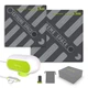 Vacloong Vacuum Storage Bags for PUMP+8P, White (Machine); Dark Gray (Bags) 