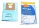 Riccar Simplicity Type J RC1100 Canister Paper Bags 6 PK # 810