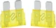 QUICKCAR RACING PRODUCTS 50-920 20 Amp ATC Fuse Yellow Set of 5