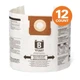 12 Wet Dry Filter Bags Size B for 5 to 8 Gal. Shop-Vac & 5 to 10 Gal. RIDGID Vac 12 Wet Dry Filter Bags Size B for 5 to 8 Gal. Shop-Vac & 5 to 10 Gal. RIDGID Vac