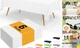 Disposable Table Cloth - 6 Pack, 54 x 108 Inch 54" x 108" - 6 Packs White