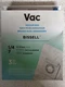 3 Pack Vac BISSELL 1/4 7  Vacuum Bag - AA15072, Anti Allergen