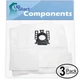6 Vacuum Bags with 6 Micro Filters for Miele Type G / N