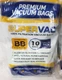 VEVA Premium Vacuum Bags Style BB 10-Pack Super Vac 100% Filtration