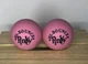 Hi-Bounce Pinky Ball Super Bouncy Sponge Rubber Ball CLASSIC JA-RU Lot Of 2 New