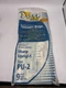 Sharp Twin Energy PU-2 Vacuum Bags-Micro Filtration-5 Pack-99.7% Filtration