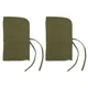2 Pcs Brush Storage Canvas Bag for Travel Holder