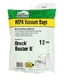 Clean Obsessed H-10 HEPA Bags Compatible with Oreck BB (12 Pack of Bags)