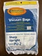 Sharp Upright Types PU-2 Vacuum Bags - 3 Pack
