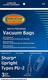 Sharp Twin Energy PU-2 Vacuum Bags - Micro Filtration 3 Pack 99.7% Filtration