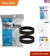 OEM Kirby Replacement HEPA Filter Bags - 6 Bags Plus 2 Belts for Optimal Suction