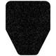 Odor Eliminating Disposable Urinal Mats Black (6 Pack)
