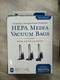 RICCAR HEPA Media Vacuum Bags Charcoal Infused For R50SS,R50FSN,R50TAP