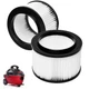 2 Pcs 9-17810 Filters for Craftsman 3 to 4 Gallon General Purpose Wet Dry Vacuum 2 Pcs 9-17810 Filters for Craftsman 3 to 4 Gallon General Purpose Wet Dry Vacuum