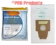 Bosch Type P 462586 Premium Ergomax Megafilt Super Tank Vacuum Bags BBZ52AFP2U Bosch Type P 462586 Premium Ergomax Megafilt Super Tank Vacuum Bags BBZ52AFP2U