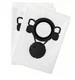Nilfisk 107419591 Vacuum Bag: Nilfisk, Wet/Dry, Fleece, 1-Ply, Std - Pack of 5