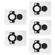 Practical Dust Bags for Nilfisk 107419593 ATTIX 3344 Robot Vacuum (Pack of 5)
