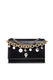 ALEXANDER MCQUEEN Skull $1390 Black Leather Clutch Bag New