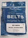 2 Pack of Bernina EV-10010 Evolution Upright Vacuum Cleaner Belts Fits 6000