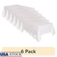 6 Pack Disposable Plastic Table Covers Tablecloths Party Picnic Events New