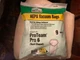 clean obsessed CH 700 HEPA vacuum bags, protein, pro six heart shaped nine bags