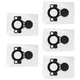 5Pcs Replace Dust Bags For Nilfisk  107419593 ATTIX 33/44 Robot Vacuum Cleaner