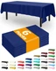 Plastic Table Cloth Disposable 6 Pack, 54 x 108 Inch Table Cloths, Patriotic ...