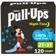 Pull-Ups Boys' Night-Time Potty Training Pants, Size 2T-3T, Multi-colored 