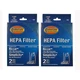 F987 Fits For Riccar 1700, 1800 HEPA, Charcoal Filter Set RF17, S36, S38, S30(2P