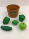 Learning Resources Farmers Market Color Sorting Replacement Green Bucket Food
