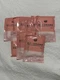 Disposable Pink Plastic Bathtub Cover 6 Pack for Bathroom