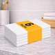 Disposable Tablecloths 6 Pack, 54x108 Waterproof Plastic Covers, White Party Use