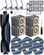 iRobacc 21PCS Accessories Compatible with Eufy X10 Replacement Parts 