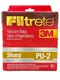 3M Filtrete PU‑2 Vacuum Bags for Sharp EC12T5 Series 3 Pack