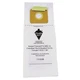 TOUGH GUY 11C828 Vacuum Bag,Paper,2-Ply,Reusable,PK10 11C828