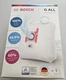 Bosch G ALL Vacuum Cleaner Bags Original BOSCH BBZ41FGALL 4-Pack Bosch G ALL Vacuum Cleaner Bags Original BOSCH BBZ41FGALL 4-Pack