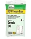 Clean Obsessed H-10 HEPA Bags Fits Oreck Type CC Upright Vacuum Cleaners 9 Bags
