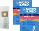 DVC Micro-Lined, Paper Replacement Bags For Sharp Style PU-2 Fits Upright Vacuum