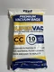 New Veva Advanced Filters Super Vac Vacuum Bags Style CC 10 Pack OKCCPAPER-30