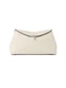Toteme T-Lock Top Handle Milk Grain Leather Bag Silver Hardware $1390 NWOT