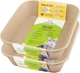 (6-Pack) Disposable Cat Litter Box Sustainable Jumbo