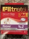 3M Filtrete Hoover Y and Z Vacuum Bag, 3 Pack New in Package 64702A, 64702Q