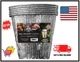 Disposable Grease Foil Bucket Liners Aluminum Silver for Pellet Grills (6-Pack)