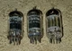 2 GE & 1 ? 5687 WA Long Black Plate Vacuum Radio Amp Tubes