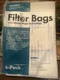 6 Pack Kirby F Style & Twist Filter Vacuum Bags Micron Magic Technology 204811