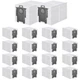ApexOne 18 Pack Dust Bags for Qrevo/Saros/QV/QR bags 18 Pack, Gray+white 