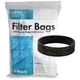 Allergen Reduction HEPA Filter Bags 6-Pack: OEM for Kirby G5 and Sentria Models