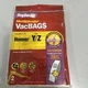 Rug Doctor 2 Micro-Filtration Vacuum Cleaner Bags for Hoover Type Y/Z Rug Doctor 2 Micro-Filtration Vacuum Cleaner Bags for Hoover Type Y/Z