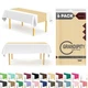Ivory 6 Pack Premium Disposable Plastic Table Runner 14 x 108 Inch. Table Runner